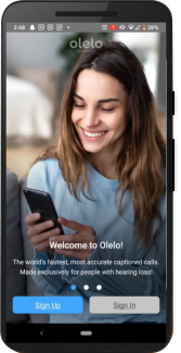 welcome to olelo phone screen